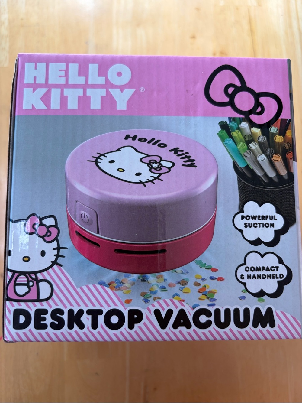 Hello Kitty Pink Mini Desktop Vacuum Cleaner